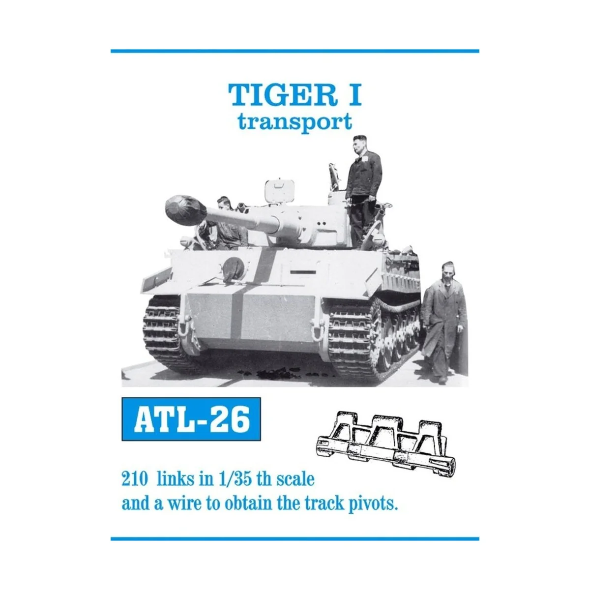 Tracks for Tiger I Transport - Friulmodel ATL-026