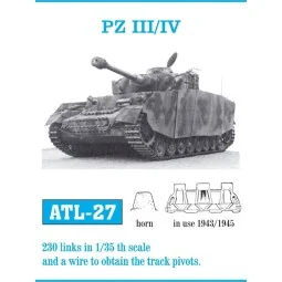 Tracks for Pzkmpfw III / IV - Friulmodel ATL-027