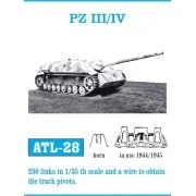 Tracks for Pz.Kmpfw III/IV - Friulmodel ATL-028