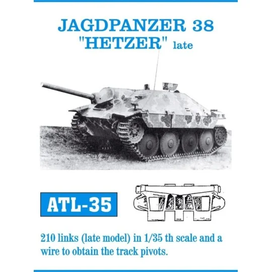 Tracks for Jagdpanzer Hetzer - Friulmodel ATL-035