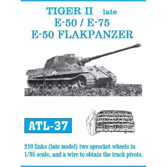Tracks for Tiger II late - Friulmodel ATL-037