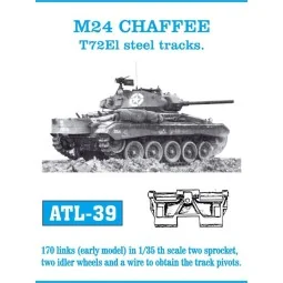 Tracks for M24 CHAFFEE - Friulmodel ATL-039