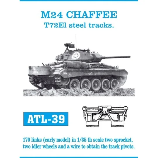 Tracks for M24 CHAFFEE - Friulmodel ATL-039