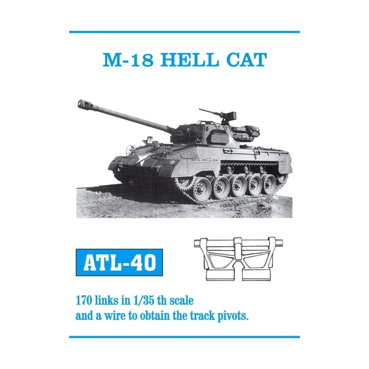 Tracks for M-18 Hellcat - Friulmodel ATL-040