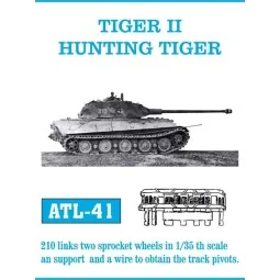 Tracks for Tiger II Hunting Tiger. Early Model - Friulmodel ATL-041