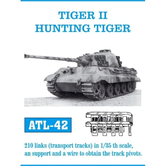 Tracks for Tiger II Hunting Tiger. Transport Track - Friulmodel ATL...