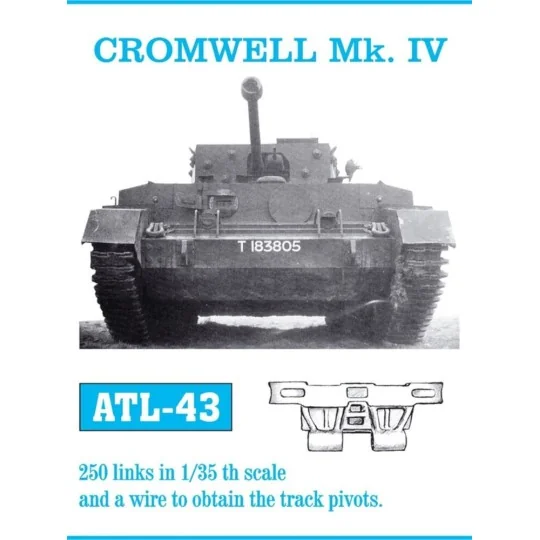 Tracks for Cromwell Mk.IV, 1/35 - Friulmodel ATL-043 Tracks for Cromwell Mk.IV, 1/35 - Friulmodel ATL-043