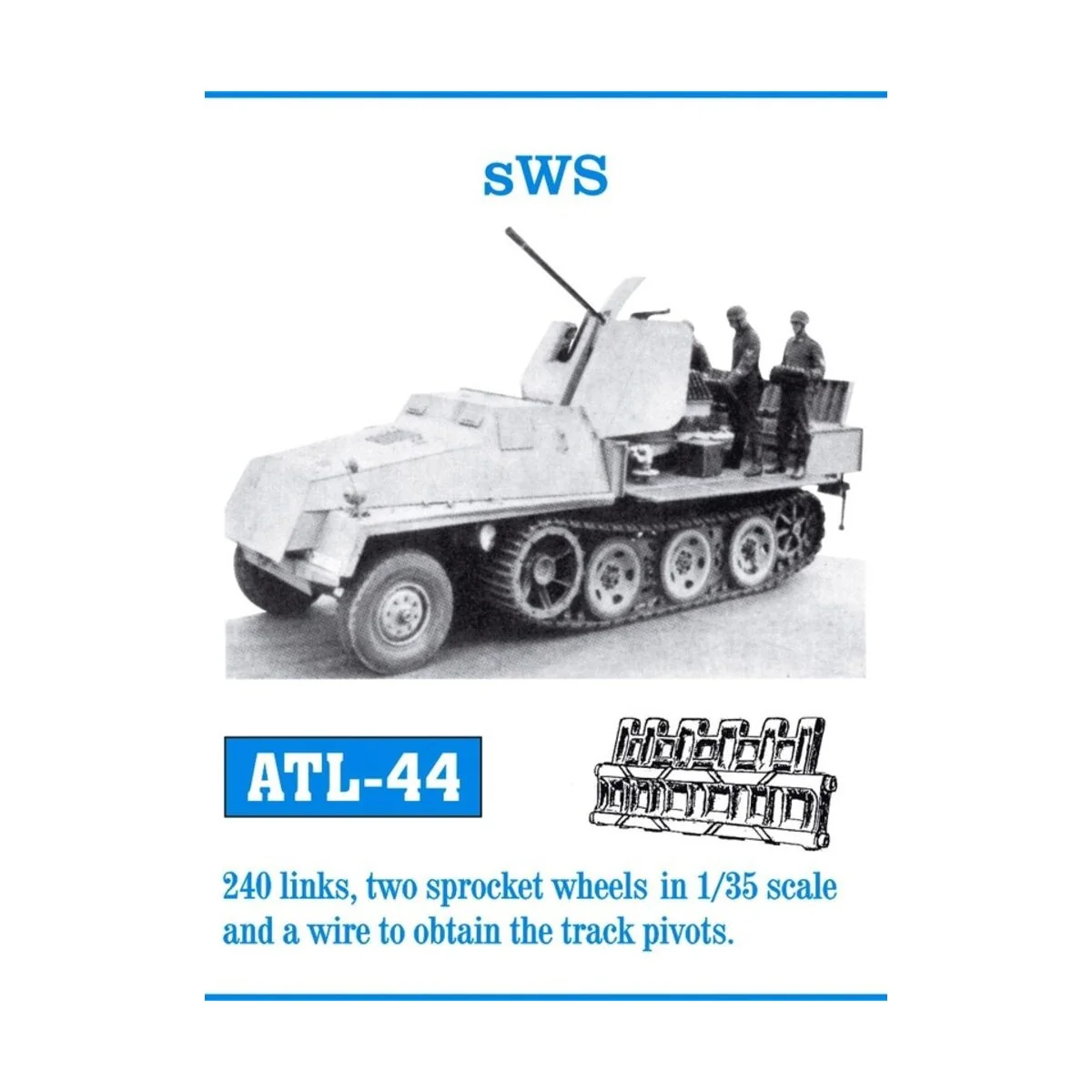 Tracks for sWS, 1/35 - Friulmodel ATL-044