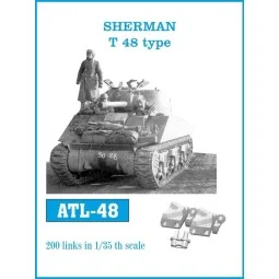 Tracks for Sherman T 48 Type, 1/35 - Friulmodel ATL-048