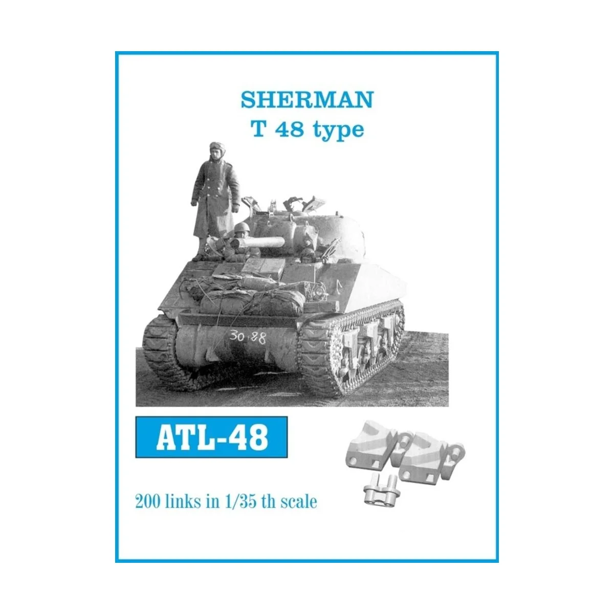 Tracks for Sherman T 48 Type, 1/35 - Friulmodel ATL-048 Tracks for Sherman T 48 Type, 1/35 - Friulmodel ATL-048
