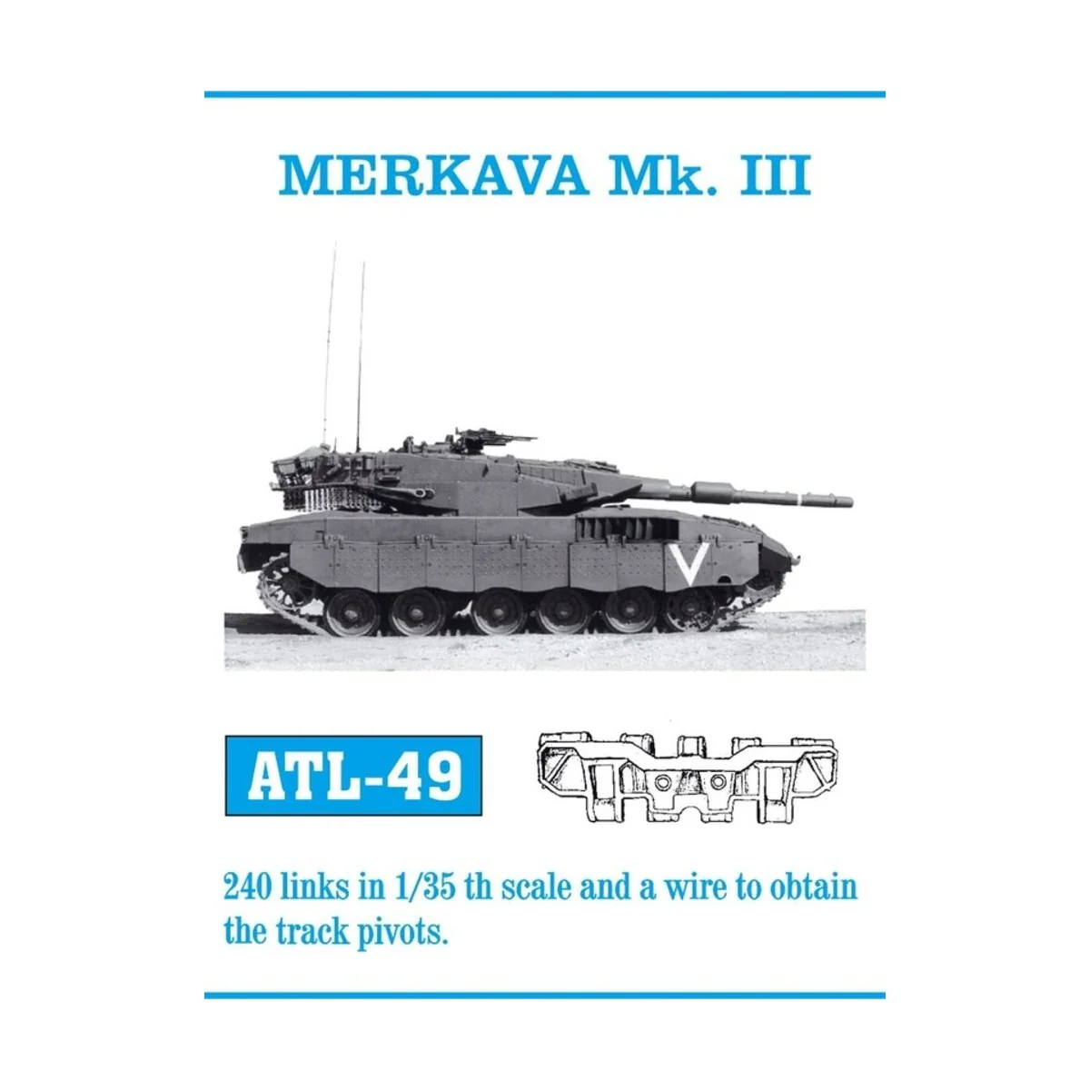 Tracks for Merkava Mk.III - Friulmodel ATL-049