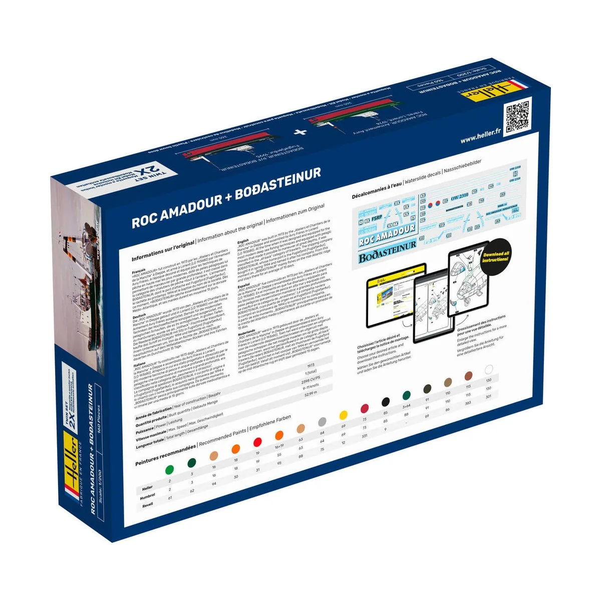 STARTER KIT Twin Set Roc Amadour + Bordasteinur - Heller 55608