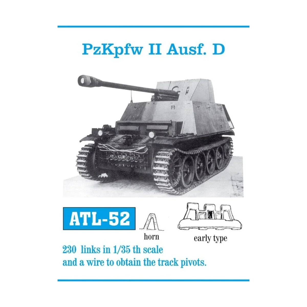 Tracks for PzKpfw. Marder II Ausf.D Flammpz.II early Flammpz.II ear...