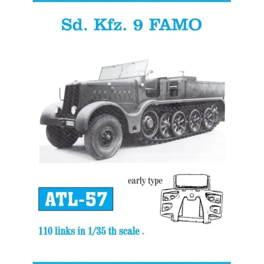 Tracks for Sd.Kfz.9 FAMO. early., 1/35 - Friulmodel ATL-057 Tracks for Sd.Kfz.9 FAMO. early., 1/35 - Friulmodel ATL-057