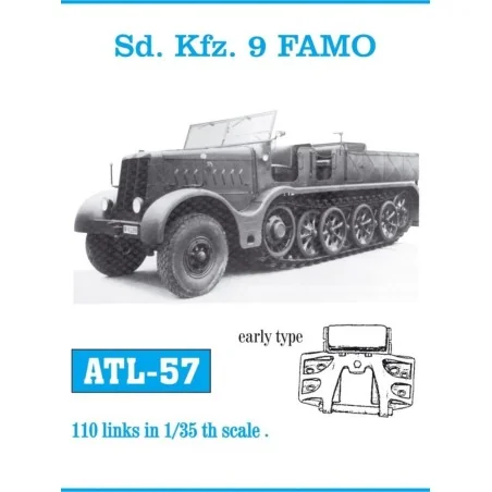 Tracks for Sd.Kfz.9 FAMO. early., 1/35 - Friulmodel ATL-057