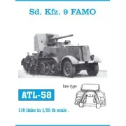 Tracks for Sd.Kfz.9 FAMO. late., 1/35 - Friulmodel ATL-058 Tracks for Sd.Kfz.9 FAMO. late., 1/35 - Friulmodel ATL-058