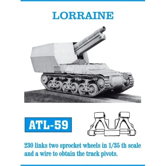 Tracks for Lorraine, 1/35 - Friulmodel ATL-059 Tracks for Lorraine, 1/35 - Friulmodel ATL-059