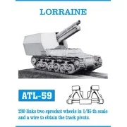 Tracks for Lorraine, 1/35 - Friulmodel ATL-059 Tracks for Lorraine, 1/35 - Friulmodel ATL-059