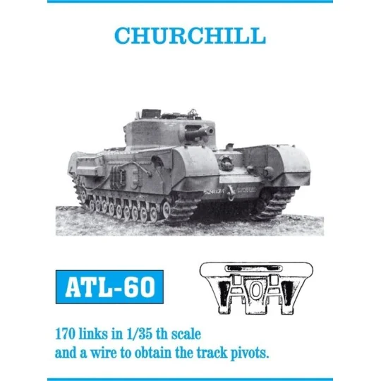 Tracks for Churchill, 1/35 - Friulmodel ATL-060 Tracks for Churchill, 1/35 - Friulmodel ATL-060