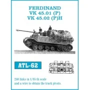 Tracks for Ferdinand, 1/35 - Friulmodel ATL-062 Tracks for Ferdinand, 1/35 - Friulmodel ATL-062