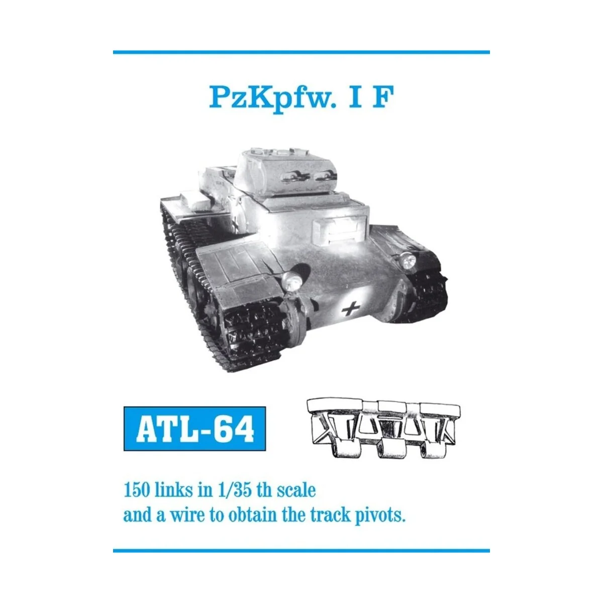 Tracks for PzKpfw. I F, 1/35 - Friulmodel ATL-064