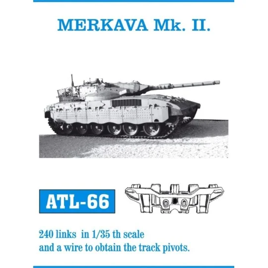 Tracks for Merkava Mk.II, 1/35 - Friulmodel ATL-066 Tracks for Merkava Mk.II, 1/35 - Friulmodel ATL-066
