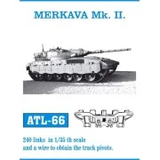 Tracks for Merkava Mk.II, 1/35 - Friulmodel ATL-066 Tracks for Merkava Mk.II, 1/35 - Friulmodel ATL-066