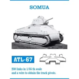 Tracks for Somua, 1/35 - Friulmodel ATL-067