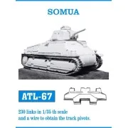 Tracks for Somua, 1/35 - Friulmodel ATL-067 Tracks for Somua, 1/35 - Friulmodel ATL-067