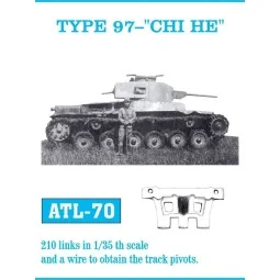 Tracks for Type 97 CHI-HE, 1/35 - Friulmodel ATL-070