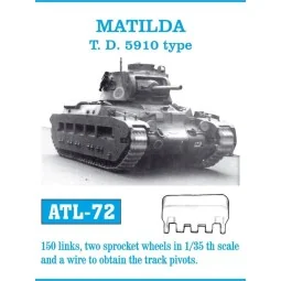 Tracks for Matilda T.D-5910 Type - Friulmodel ATL-072