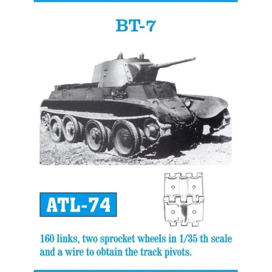 Tracks for BT-7, 1/35 - Friulmodel ATL-074 Tracks for BT-7, 1/35 - Friulmodel ATL-074