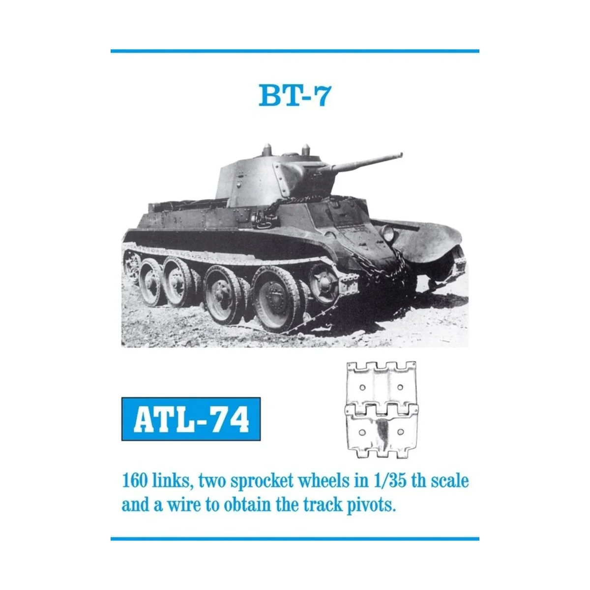 Tracks for BT-7 - Friulmodel ATL-074
