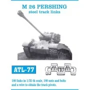 Tracks for M 26 Pershing Steel Track - Friulmodel ATL-077