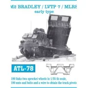 Tracks for M2 Bradley/ LVTP 7/MLRS früh - Friulmodel ATL-078