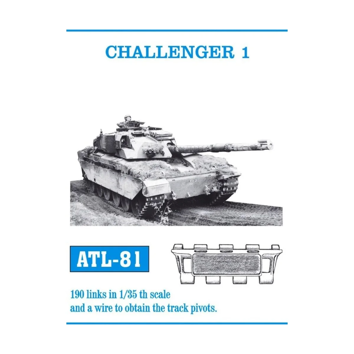 Tracks for Challenger 1, 1/35 - Friulmodel ATL-081 Tracks for Challenger 1, 1/35 - Friulmodel ATL-081