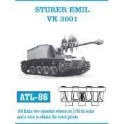 Tracks for Sturer Emil, 1/35 - Friulmodel ATL-086