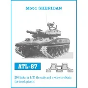 Tracks for M551 Sheridan - Friulmodel ATL-087