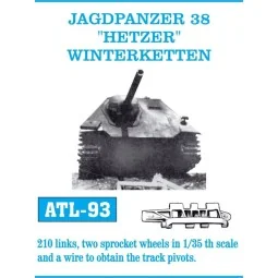 Tracks for Jagdpanzer 38 Hetzer Winterketten Winterketten, 1/35 - F...