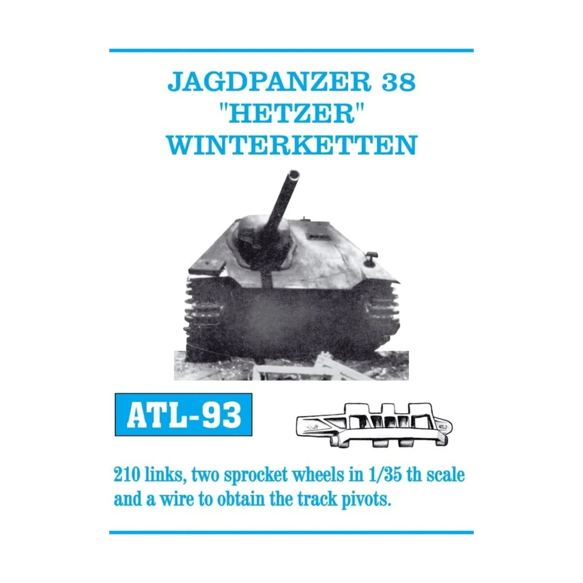 Tracks for Jagdpanzer 38 Hetzer Winterketten Winterketten - Friulmo...