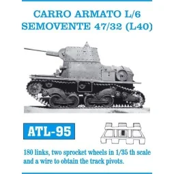 Tracks for CARRO ARMATO L/6 SEMOVENTE 47/32 L40, 1/35 - Friulmodel ...