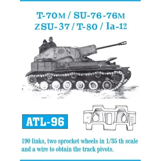 Tracks for SU-76/T30/T40/T60/T70 K - Friulmodel ATL-096