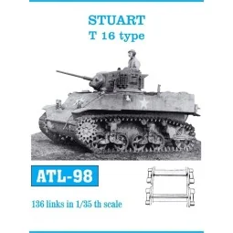 Tracks for Stuart T 16 Type Einzelkettenglieder - Friulmodel ATL-098
