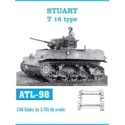 Tracks for Stuart T 16 Type Einzelkettenglieder - Friulmodel ATL-098