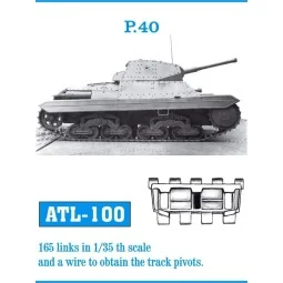 Tracks for P.40 Einzelkettenglieder - Friulmodel ATL-100