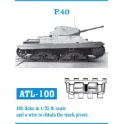 Tracks for P.40 Einzelkettenglieder, 1/35 - Friulmodel ATL-100 Tracks for P.40 Einzelkettenglieder, 1/35 - Friulmodel ATL-100