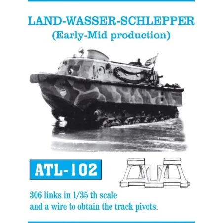 Tracks for LAND-WASSER-SCHLEPPER (Early-Mid product, 1/35 - Friulmo...