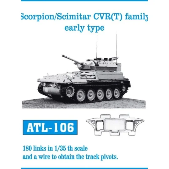 Tracks for Scorpion/Scimitar CVR (T) family early t, 1/35 - Friulmo...