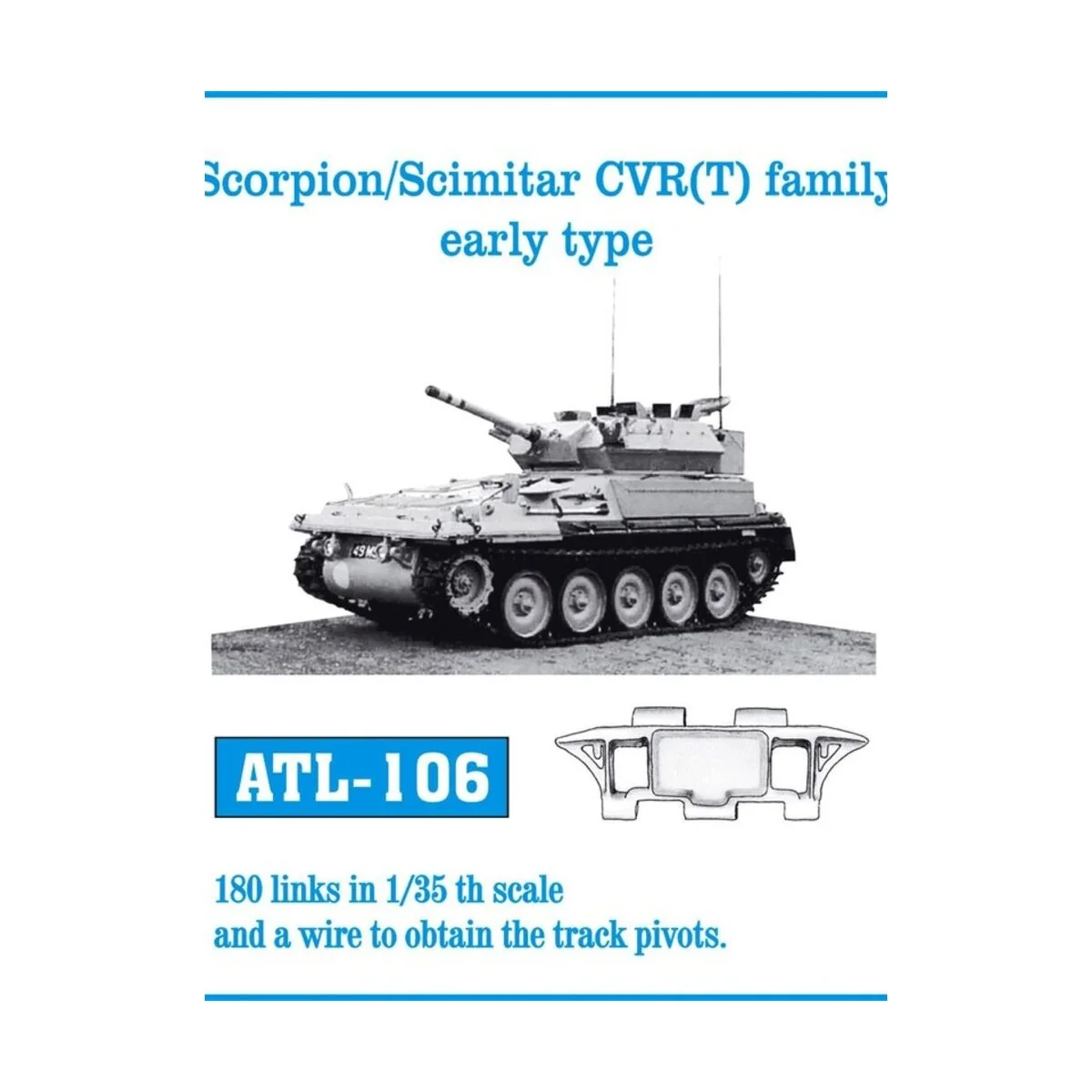 Tracks for Scorpion/Scimitar CVR (T) family early t - Friulmodel AT...