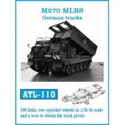 Tracks for M270 MLRS Germans tracks, 1/35 - Friulmodel ATL-110 Tracks for M270 MLRS Germans tracks, 1/35 - Friulmodel ATL-110